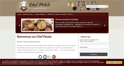Desktop Screenshot of chefpatate.fr