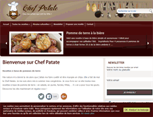 Tablet Screenshot of chefpatate.fr